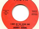 Jerry Cook   **   I Hurt On The Other Side   **    TROYX    -  70 ' s Press