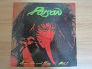 POISON OPEN UP AND SAY...AHH  KOREA VINYL LP 1988