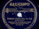 WASHBOARD SAM & BAND: Towboat Blues ’38 BLUEBIRD Rare 78 V- HEAR