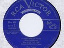 Elvis Presley  Canada Blue Label EPA 821 Heartbreak Hotel 1956 VG W/PS