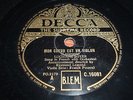LUCIENNE BOYER Mon coeur est un violon 78 DECCA C16081