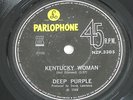 DEEP PURPLE kentucky woman/hard road V. RARE 1968 NEW ZEALAND PARLOPHONE 7