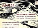 LXT 2721/22 UK ORANGE GOLD - KATHLEEN FERRIER - MAHLER - LIED VON DER ERDE 2LP