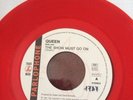 Queen  Rare Show Must Go On. Red Vinyl Italy 7 Inch Pic Sleeve.