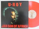 U-ROY JAH SON OF AFRICA RARE ORIGINAL UK REGGAE RED VINYL LP NM