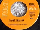 Rare Northern Soul Lorraine Chandler I Can't Hold On RCA