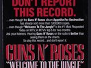 GUNS N' ROSES: Welcome To The Jungle / Same 45 (dj, title sleeve) Rock & Pop