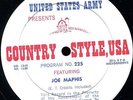 JOE MAPHIS - MARTHA CARSON Country style, USA Rare US Ltd LP Radio Show Hear