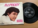 P. J. PROBY - Maria. Australian EP in Picture Sleeve
