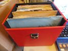 SINGLE RECORD PVC STORAGE CASE WITH 50 PLUS 1960's singles