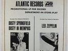 Dusty Springfield/Led Zeppelin - Promotional LP For In-Store-Play - Atlantic NM