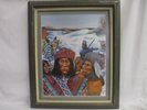 WATERCOLOR LITHOGRAPH PAUL OVERSTREET 508 OF 2000 TRAIL OF TEARS COMMISSION