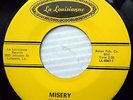 EDDY RAVEN garage rocker 45 MISERY MY HEART'S BEEN BROKEN La Louisianne e8437