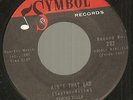 PANCHO VILLA & THE BANDITS: Ain't That Bad/Progress SYMBOL 45 northern soul R&B