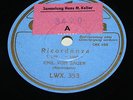 rare 78rpm german COLUMBIA LWX 353 EMIL VON SAUER RICORDANZA LISZT PIANO SOLO EX