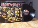 iron maiden piece of mind   lp record album