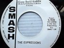 EXPRESSIONS doowop 45 promo COME BACK KAREN / THRILL on SMASH white label cc1380