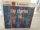 RAY CHARLES AT NEWPORT - FRENCH ATLANTIC - SWIRL LABEL - MONO ORIGINAL - NM