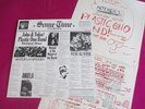 John Lennon 2Lp (ft Zappa) - Some Time In New York City,orange Parlophone press.