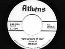 Sam Baker - Best Of Luck To You / The Bump (Soul/R&B, 45)