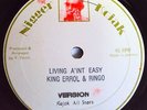 KING ERROL & RINGO Living Aint Easy 80's LOVERS ROCK DUB REGGAE NIGGER KOJAK 12