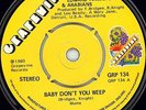 NORTHERN SOUL - EDWARD HAMILTON - BABY DON'T YOU WEEP - UK GRAPEVINE LABEL
