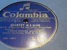 MOZART QUARTET IN D MINOR LENER STRING QUARTET COLUMBIA L1965-1967