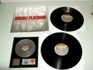 KISS - DOUBLE PLATINUM - ORIGINAL DOUBLE VINYL 1978 1st PRESS CHROME COVER+AWARD