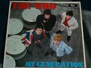 THE WHO MY GENERATION (REISSUE) 1980 UK LP VIRGIN  V2179 MONO A1/B1 PORKY