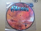 SAXON,DOGS OF WAR picture-lp m(-)/m- S/S 5cmSplit demon rec DEMREC07 England`91