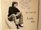 LESLIE JON-JUST CALL ME-RARE PRIVATE 1974 SOFT SUNSHINE POP ROCK LP-SIGNED/AUTO
