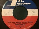 MARY MILLER You Can Knock On My Door/Back To You 45 1st popcorn teen Memphis mp3