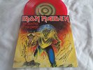 IRON MAIDEN **Signed/Autographed** THE NUMBER OF THE BEAST 1982 UK 7