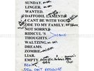The Cranberries Brilliant Setlist from Modena 1994 with lots of info handritten