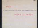 GRUMIAUX- BACH- PHILIPS 835198/200 AY- 3 Lp's- HI-FI STEREO MAROON PLUM LABEL-