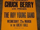 Chuck Berry/Roy Young Band 1972 Lancaster University Concert Poster