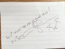 Oasis Noel Gallagher Don't Look Back In Anger Original Handwritten Lyrics