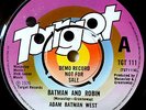 ADAM WEST Batman And Robin VINYL 45 RARE DEMO Cult TV Superhero Obscure LISTEN