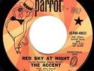 THE ACCENT - RED SKY AT NIGHT - KILLER FREAKBEAT GARAGE 45 - HEAR U.S. dj PRESS