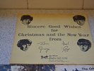 THE BEATLES RARE CHRISTMAS FLEXI'S 5 ITEMS ALL MINT WITH SLEEVES  Bargain