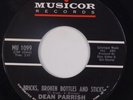 DEAN PARRISH: Bricks, Broken Bottles, Sticks MUSICOR Northern Soul 45 NM- Hear