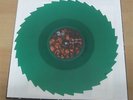 NUNSLAUGHTER: Christmassacre Buzzsaw Shape Green Vinyl lim. 39 HELLS MLP 001