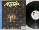ANTHRAX AMONG THE LIVING ISLAND R28D-2063 Japanese Pressing OBI Vinyl LP