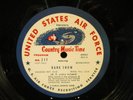 US Air Force Country Music Time LP  Hank Snow & the Jordainares LP