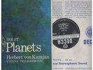 HERBERT VON KARAJAN Holst The Planets LP 8 Track Stereo Pressing Wide Band Deep