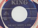 RARE ORIG NORTHERN SOUL 45 - JUNIOR McCANTS - THE BOY NEEDS A GIRL - KING