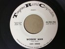 LOUIS JORDAN- R&B 2 SIDER PROMO-WORKIN' MAN-TANGERINE 926-1962- NM