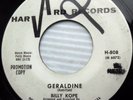 BILLY KOPE 45 Geraldine Just you wait and see 1959 r&b popcorn PROMO e7925