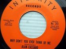ALAN CASSARO Why don't you ever think of me Blue lights 1964 TEEN Garage 45 e116