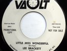 LEE BRACKETT 45 Little Miss Wonderful / My Baby The Cheat VG++ Teen PROMO e6474
